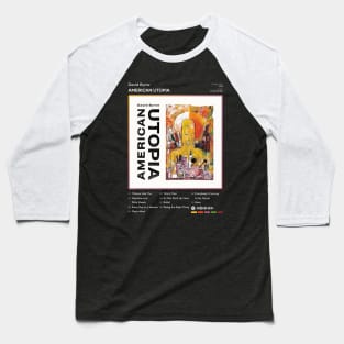 David Byrne - American Utopia Tracklist Album Baseball T-Shirt